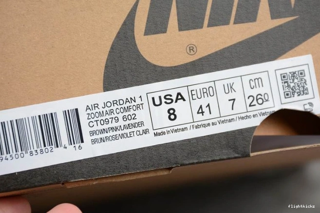 Zoom Rust Air CT0979-602 Jordan CMFT High (W) 1 Canyon 1112